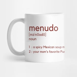 Menudo Definition Mug